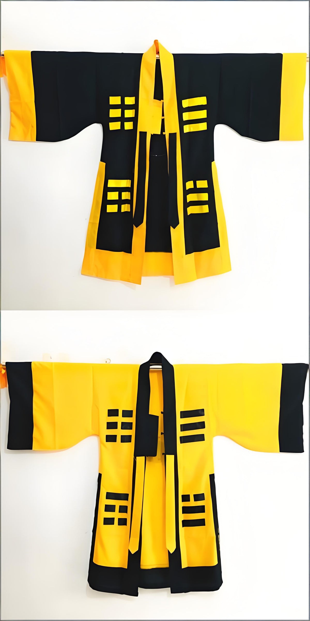 Black and Gold Taoist-Inspired Ceremonial Robe